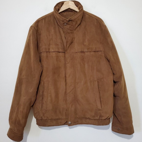 Christian Lacroix Homme Men's Size L Brown Suede Jacket Full Zip Pockets… - Picture 1 of 11